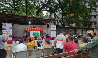 गणेशोत्सवादरम्यान सोसायटी स्तरावर पपेट शो सादर